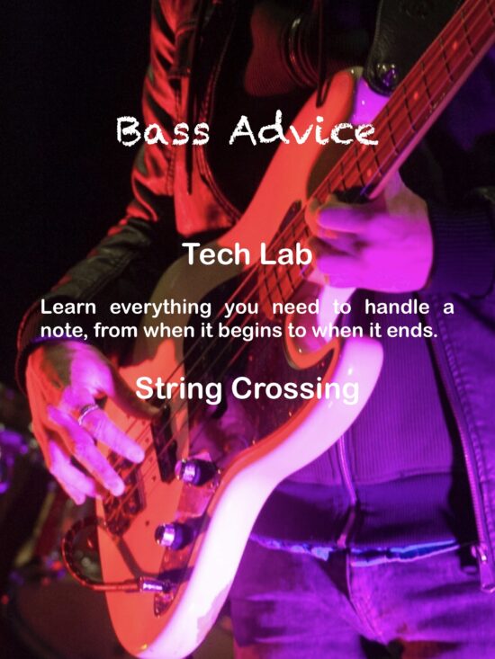 Cover of Bass Guitar String Crossing eBook