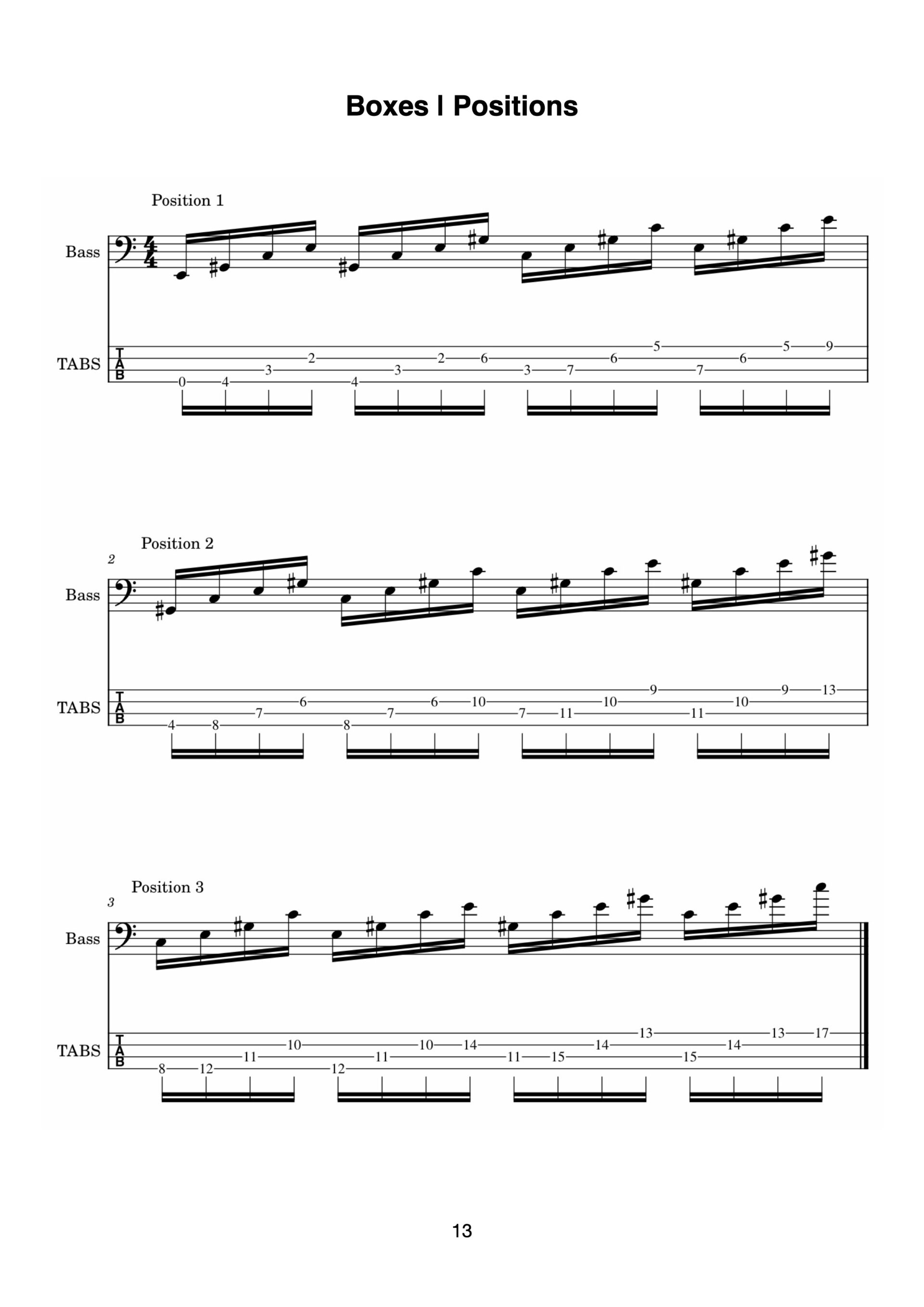 Augmented Triads - Bass Advice